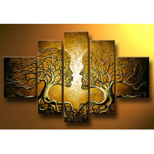 Hand-Painted Canvas Modern Home Decoration Painting (LA5-050)